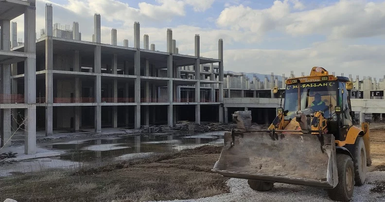 Bursa’da devasa hastanede inşaat yeniden başladı