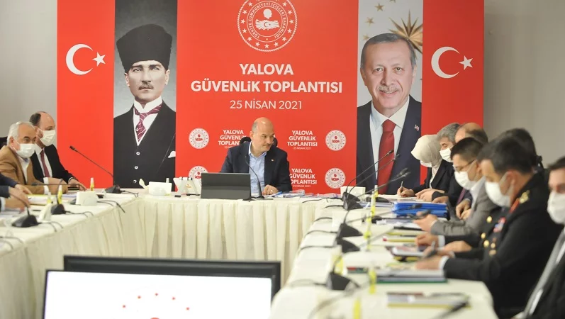 Yalova’da İçişleri Bakanı Soylu başkanlığında ‘Güvenlik Toplantısı’ yapıldı