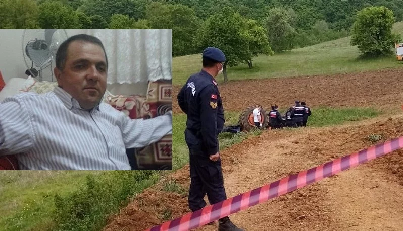 Traktörünün altında kalan çiftçi hayatını kaybetti