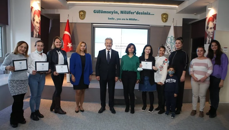 Nilüfer’de girişimci adaylarına sertifika