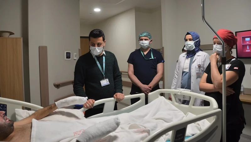 Gemi yangınında yaralanan 2 Mısırlı, Bursa Şehir Hastanesinde şifa buldu