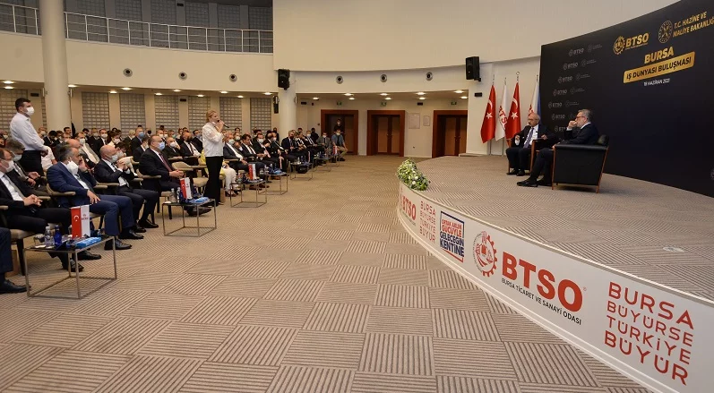 BTSO, Hazine ve Maliye Bakanı Lütfi Elvan’ı Bursa İş Dünyası İle Buluşturdu