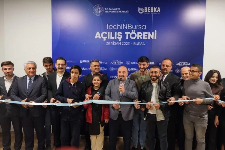 BEBKA’nın girişimcilik merkezi TechINBursa’yı Bakan Varank açtı