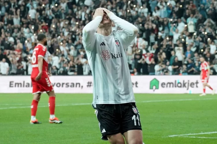 Beşiktaş’ın gol sıkıntısına çare bulunamadı
