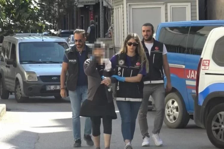 Bursa'daki karnı burnunda torbacı tutuklandı