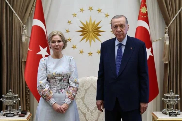 Cumhurbaşkanı Erdoğan, İsveç Büyükelçisi Malena Mard’ı kabul etti