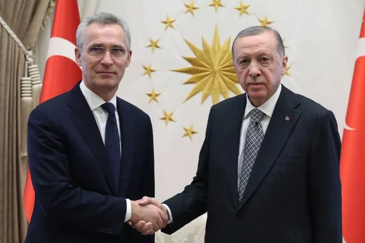 Cumhurbaşkanı Erdoğan NATO Genel Sekreteri Stoltenberg'i kabul etti