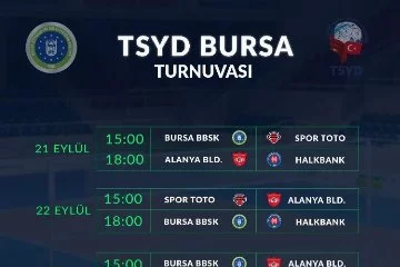 Ekipler, TSYD Bursa Voleybol Turnuvası'nda eksiklerini görecek