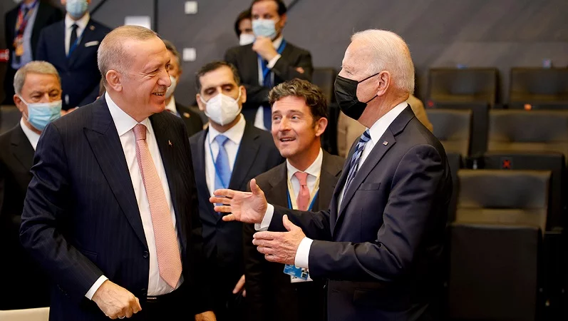 Cumhurbaşkanı Erdoğan, Biden ile sohbet etti