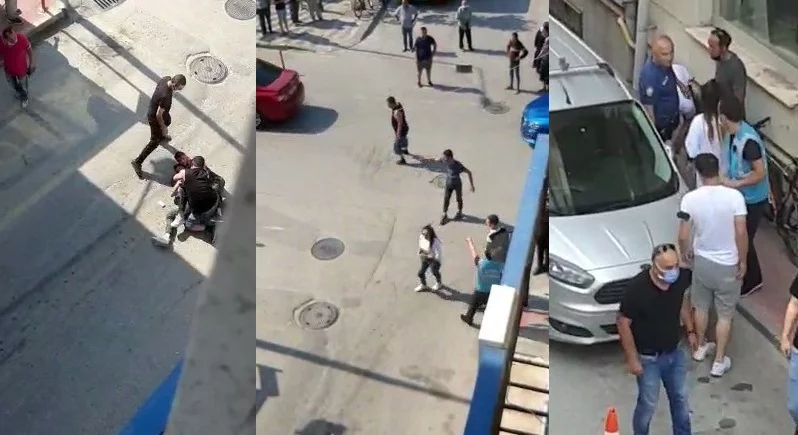 Bursa’da silahlı kavga kameralara yansıdı
